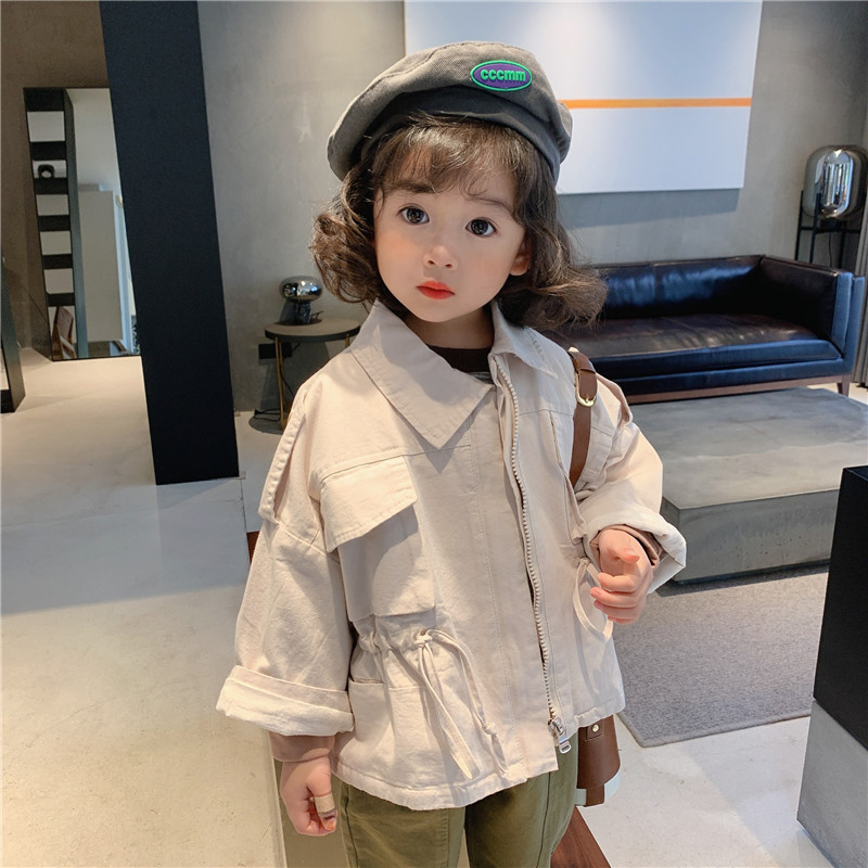 80 140 シンプル オシャレ 韓国 無地 合わせやすい 着回し 子供 服 女の子 キッズ アウター ジャケット